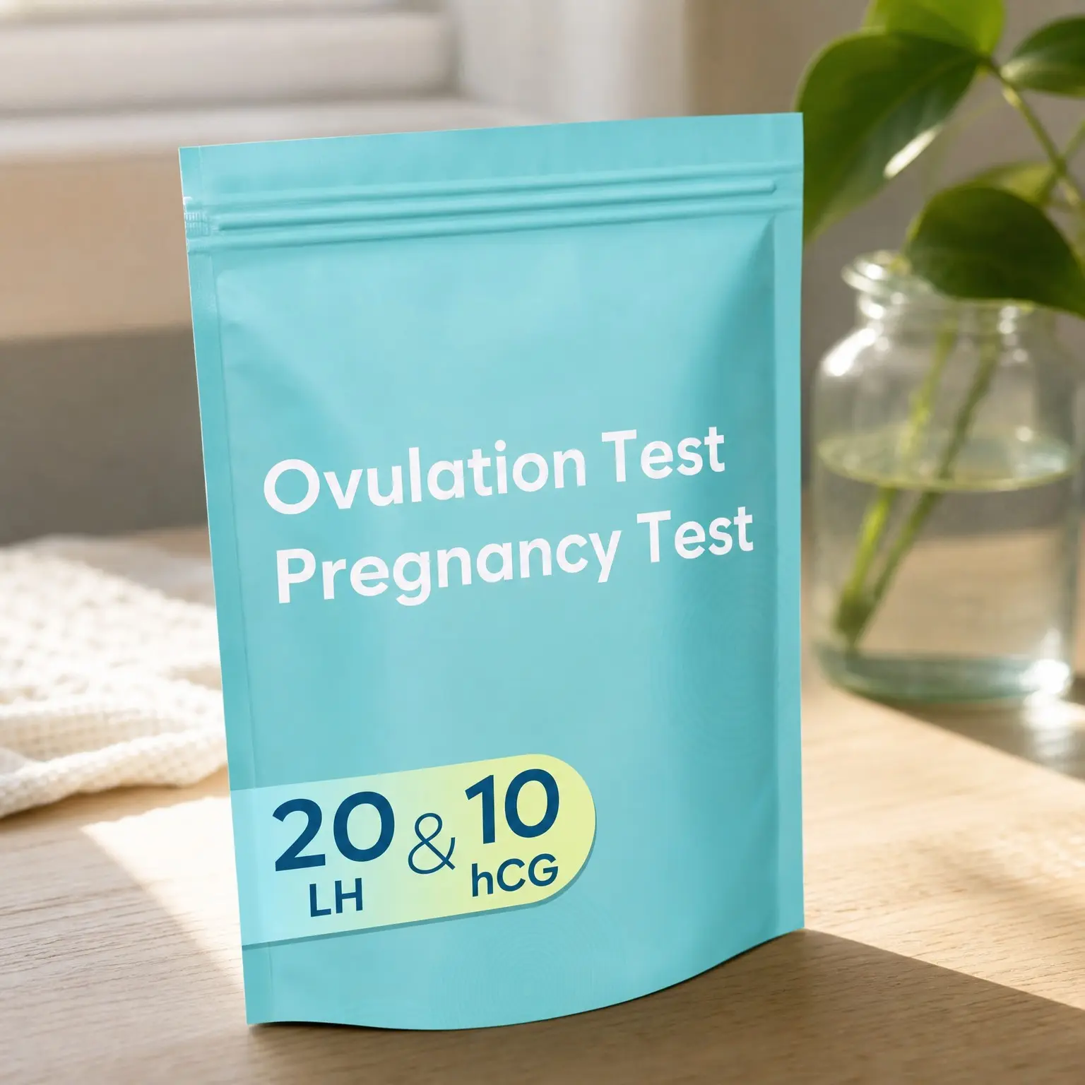 Ovulation & Pregnancy Test Strips Combo Kit: 20 Ovulation Strips & 10 Pregnancy Tests | Accurate At-Home Fertility Tracker(Gift)