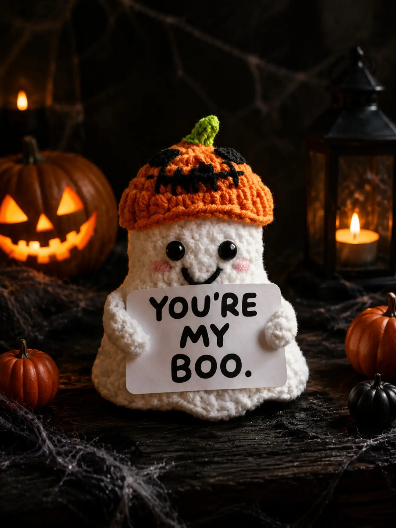 Halloween Boo Basket Stuffers for Women Him, Gifts for Boyfriend Girlfriend, You're My Boo Handmade Crochet Ghost Gifts, Halloween Basket Gifts for Husband Wife Anniversary Birthday Gift Idea#Black Friday#Halloween