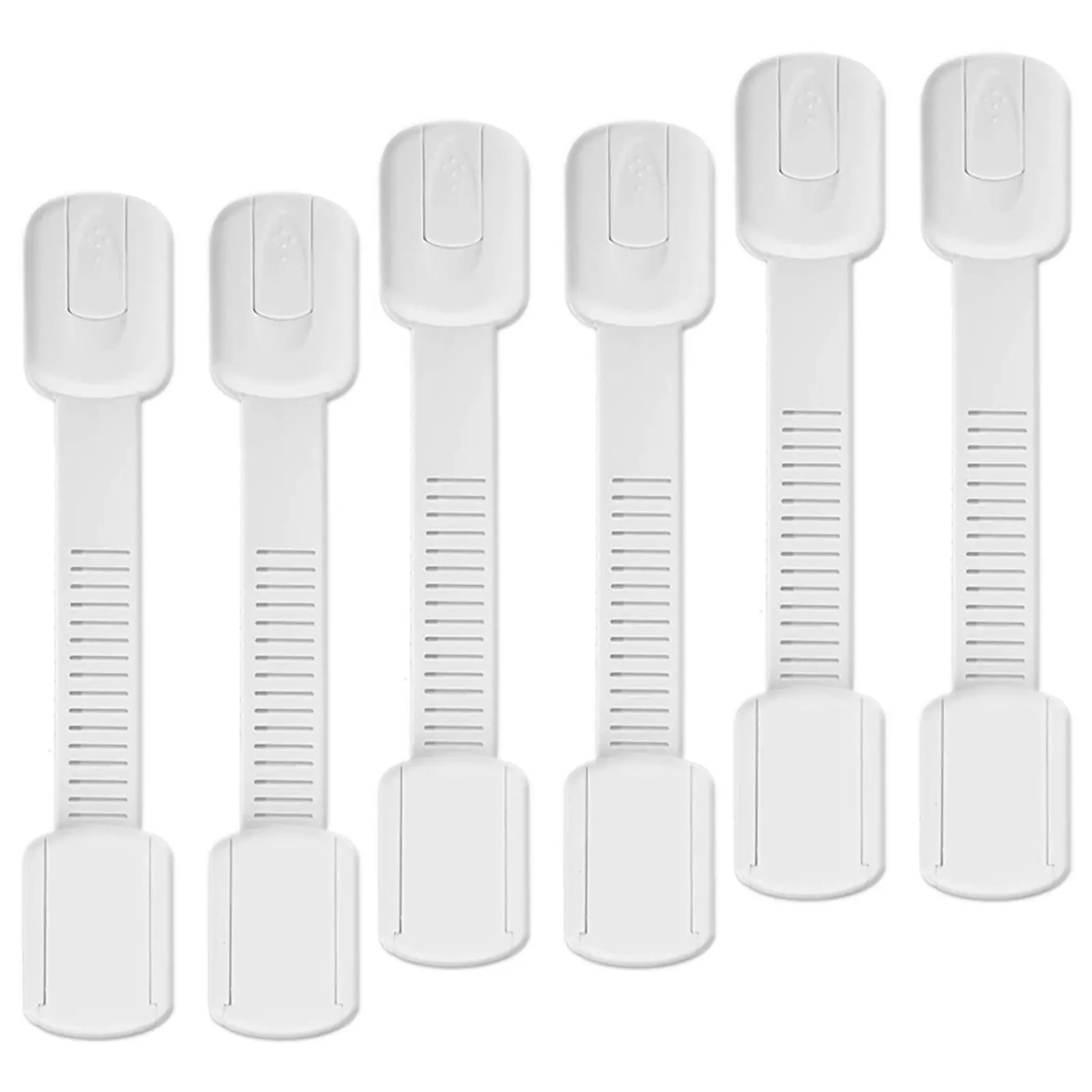 6/10 Pack Safety Locks, Drawer Locks and Multi-Function Anti-Jam Locks, Prevent Finger Jamming, Suitable for Cabinets, Bathrooms, Fridges