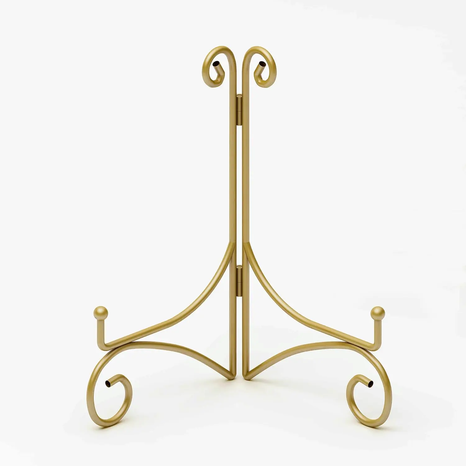 Iron Plate Stand, 6 Inch Plate Holder for Display, Small Metal Plate Display Stands for Cookbook, Picture Frame, Photo, Decorative Plates (6 Inch, 1 Pack)