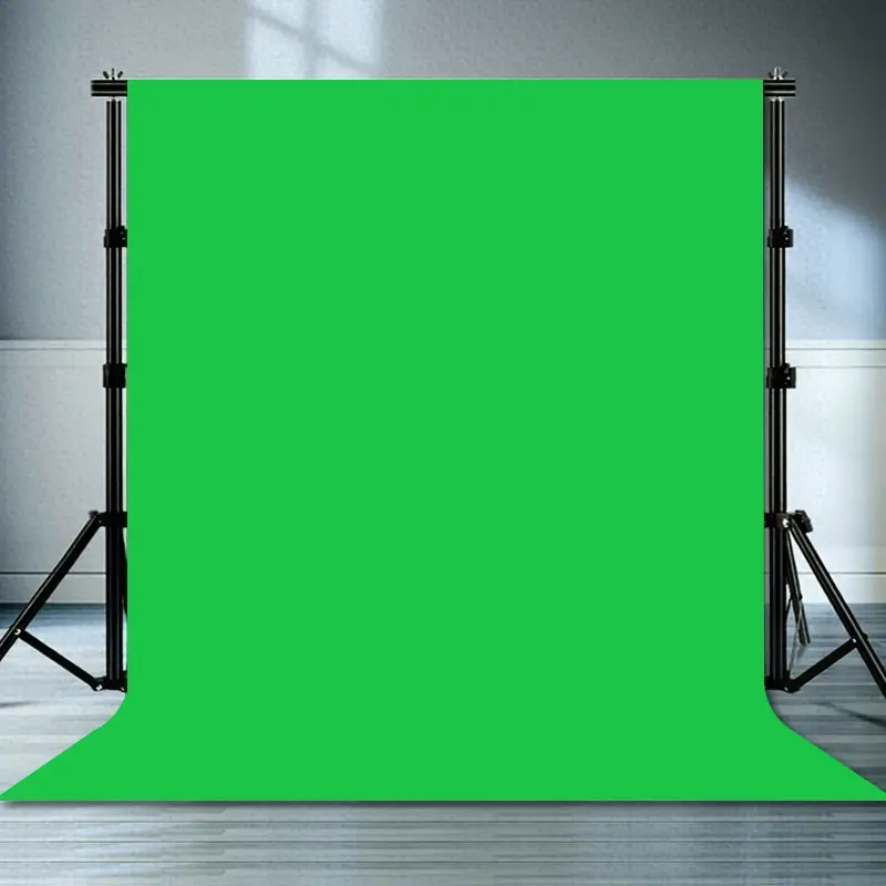 Background green screen cutout cloth live broadcast, green background wall cloth, professional thick screen cutout complete set of equipment, large-sized internet famous sales background wall cloth, studio film and television live broadcast