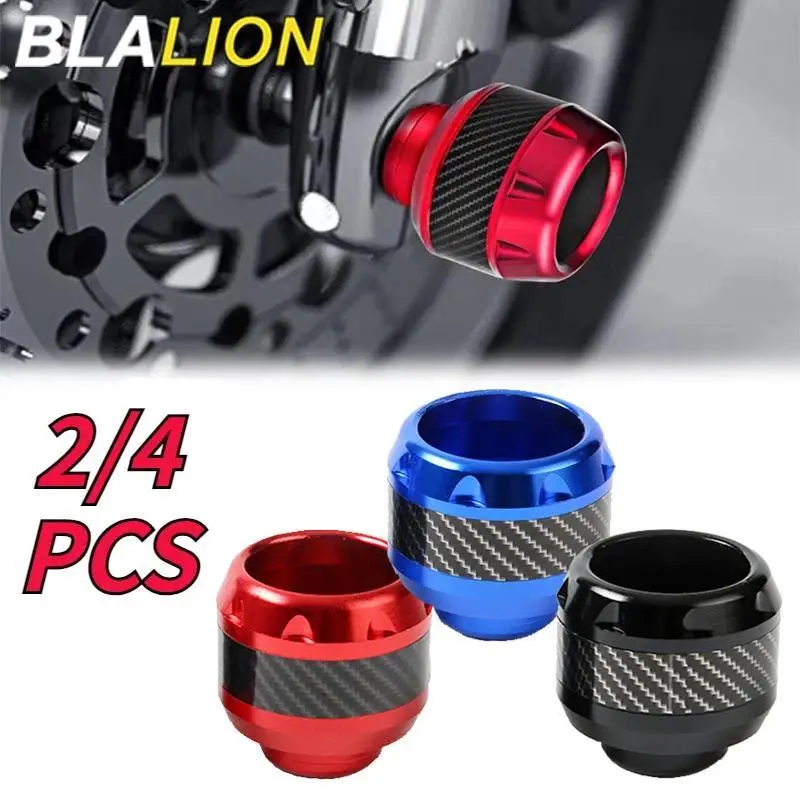 2/4Pcs Universal Aluminum Alloy Motorcycle Wheel Crash Pads - Decorative Front Fork Slider Cups, Prevent Scratching, Boost Aesthetics, Decorative Motorcycle, Increase Motorcycle Aesthetics