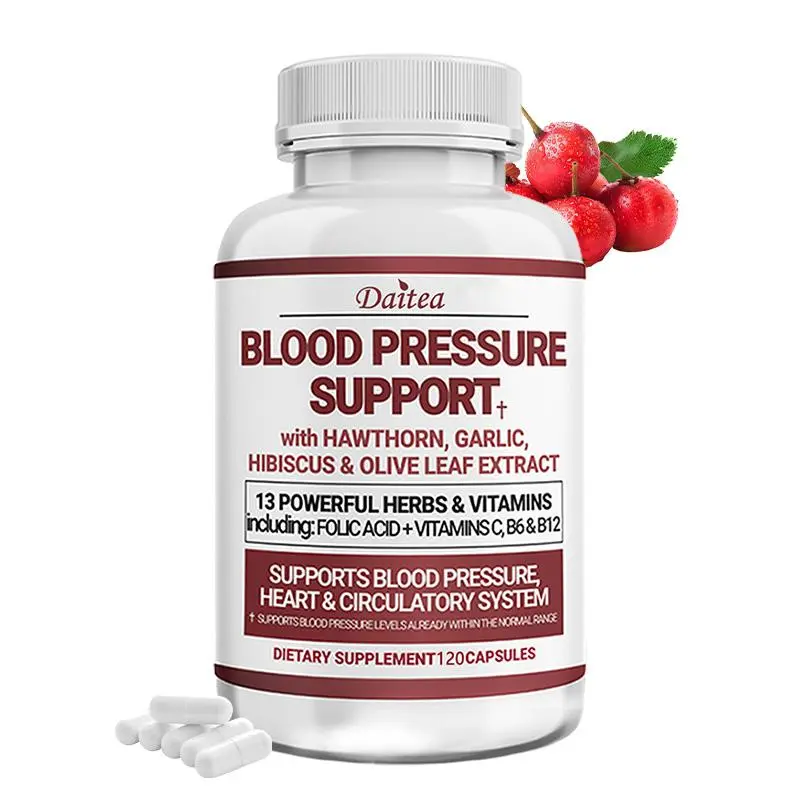 Vegan GMO-Free Dietary Vitamin Supplement - Vegetarian Safe for BP Control, Cardiohealth, Healthy Blood Pressure Support