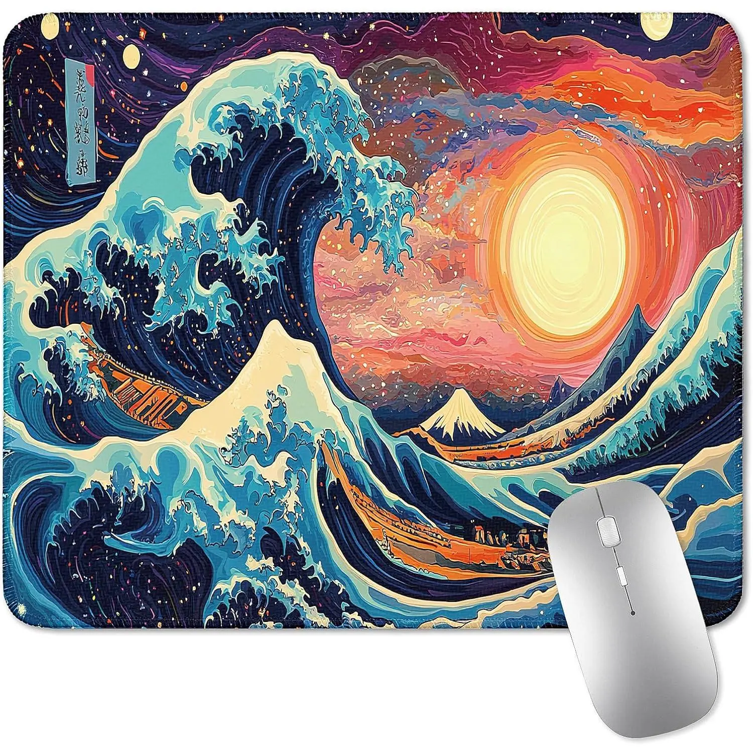 Pad Gaming - Desk Mat for Keyboard and  - Large  Pads for Desk, Gaming Mousepad with Non-Slip Base, Desks Pad (11.8" X 9.8") for , Office and