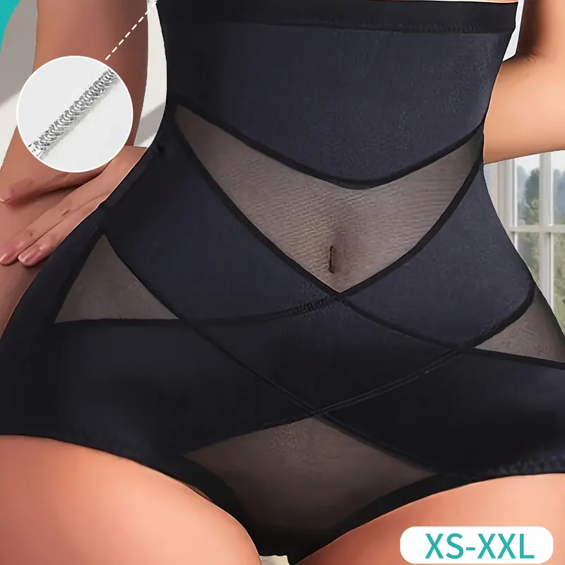 Women's High-Waist Shaping Panties Shapewear - Postpartum Waist-Slimming and Hip-Lifting Pants, with Butt-Lifting, Tummy-Tucking, and Full-Body Lifting Features, Suitable for Pregnancy and Everyday Wear - Elegant Solid Color Style