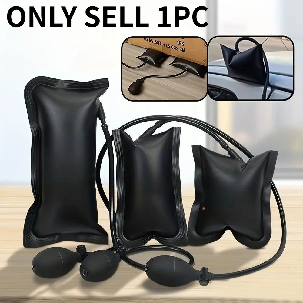 1pc, 3pcs/set, Auto repair supplies, car repair tool inflatable airbag adjustable car air pump door repair air cushion emergency unlocking tool kit window installation positioning air cushion locksmith automatic triangle airbag lock picker opening
