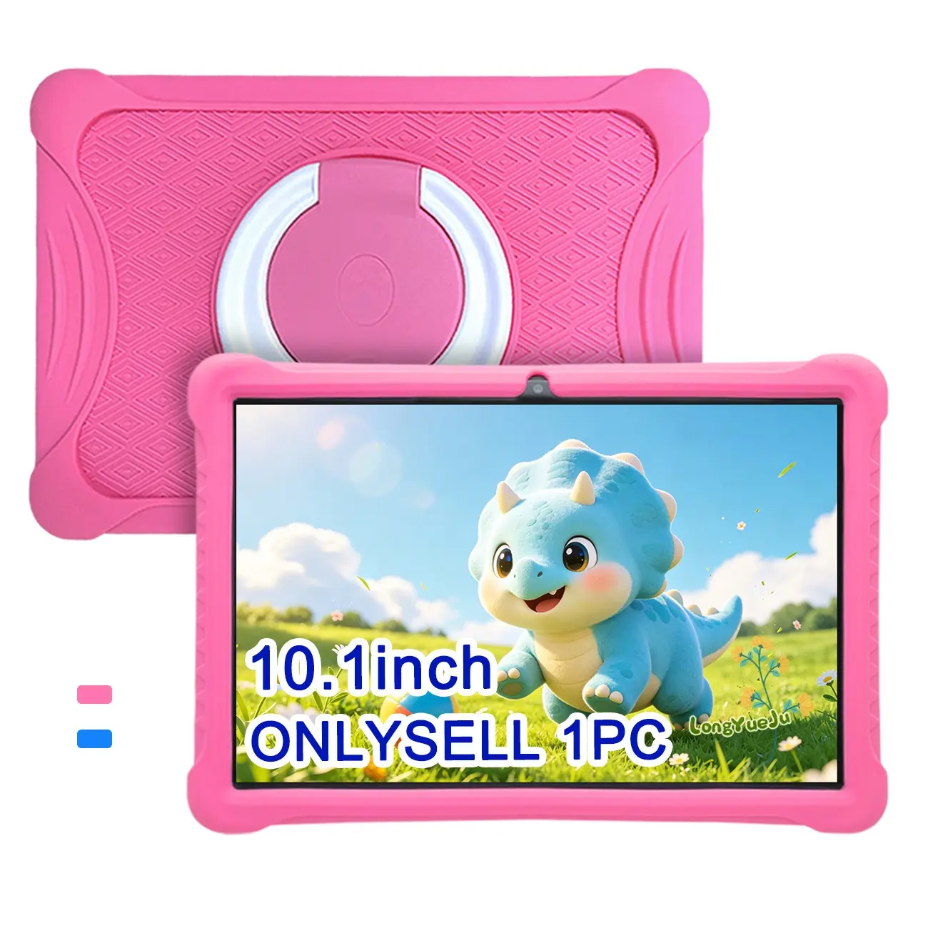 #SummerFinds 10.1 Inch Multi-function Android Tablet, HD Screen & Dual Cameras, Dustproof Shockproof Case, IWAWA App & Parental Control, Slim Lightweight, WiFi for Study & Play, Ideal Daily Home & Holiday Gift, USB Cable Included, No Power Adapter