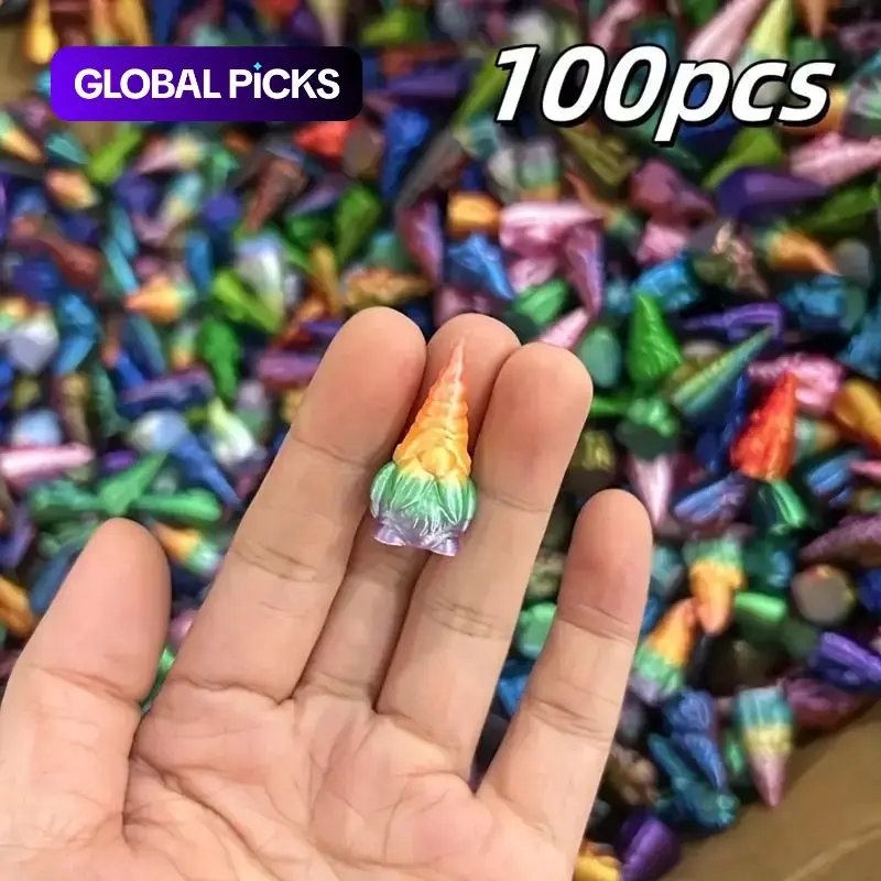 100 Pieces 3D Printed Mini Gnome Statues, Garden Gnomes, Statue Decorations, Garden and Home Decor Ornaments, Desktop Statues, Collectible Yard Artwork, for Outdoor/Indoor, Christmas Stocking Stuffers, Birthday Gifts, Room Decoration #GLOBAL PICKS