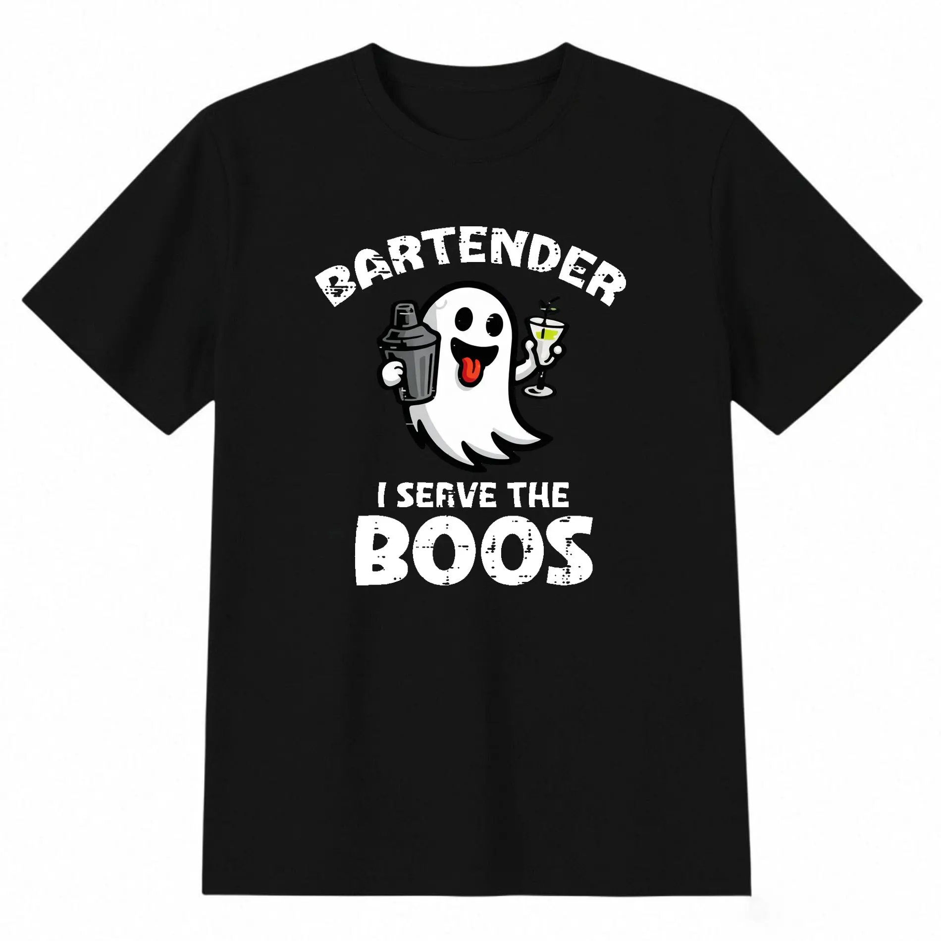 I Serve Boos Shirt, I'm Here for the Boos Shirt, Funny Bartender Shirt, Funny Halloween Shirt, Retro Shirt, Vintage Shirt, Bartender Gift,