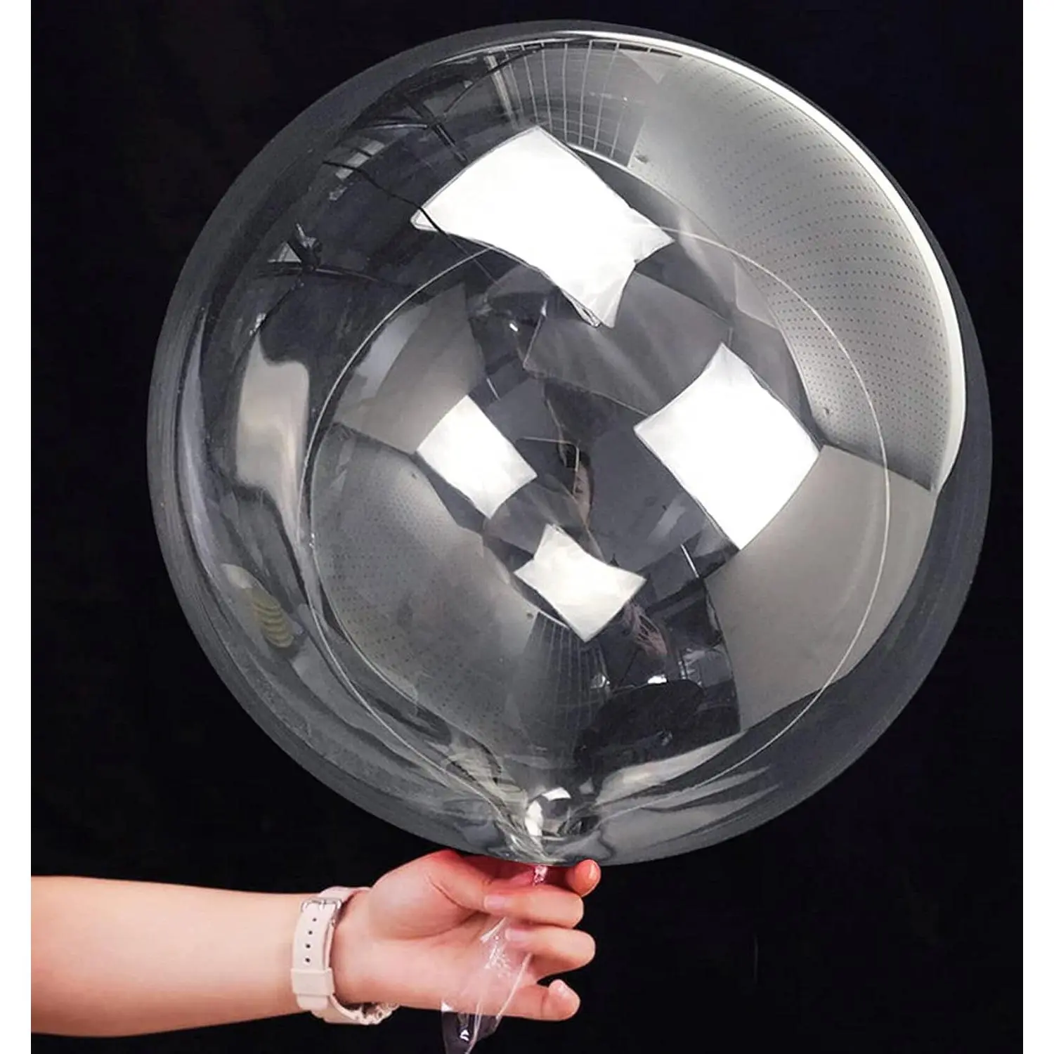 20 Inch Clear Bobo Balloons 20 Pcs - Large Transparent Bubble Balloons for Christmas Wedding Birthday Party DecorationGift