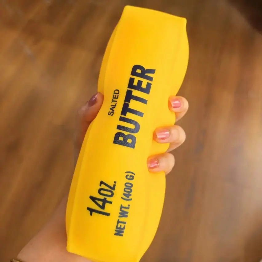 22cm Giant Butter Stick Tpr Squeeze Toy, Slow Rebound Stress Relief Finger Toy, Soft Toy for Anxiety Relief, Squishy Fidget Toy