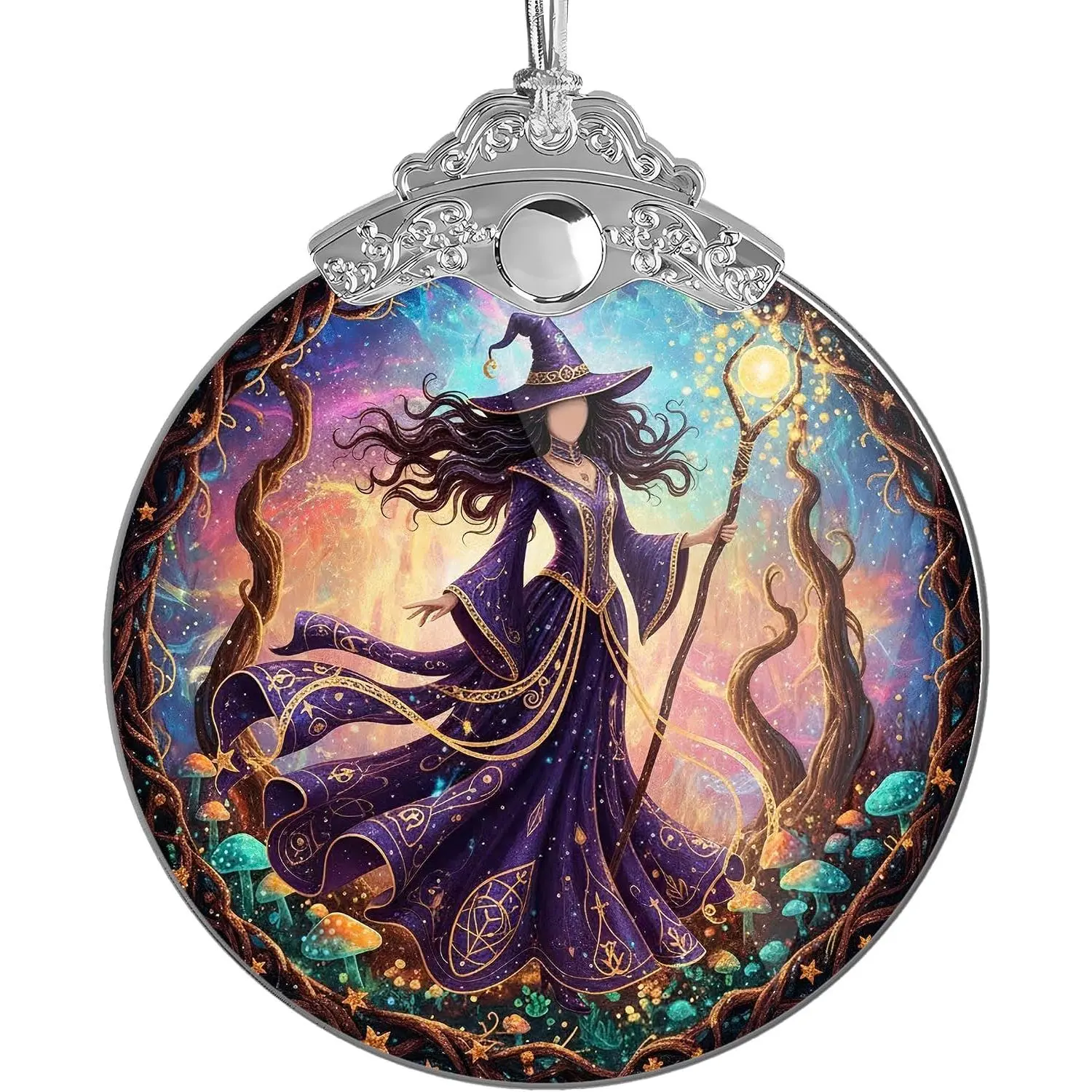 Ornaments for Christmas Tree, 3.54"  Ornament with Card, Witchy Christmas Ornaments, Witchy Gifts for Women, Mystic Witches,   Accessories, Coolest  for Women