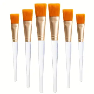 6 Mask Brushes or 12 Mask Brushes, Ideal for Skincare Application, Durable Design, Perfect for Daily Use