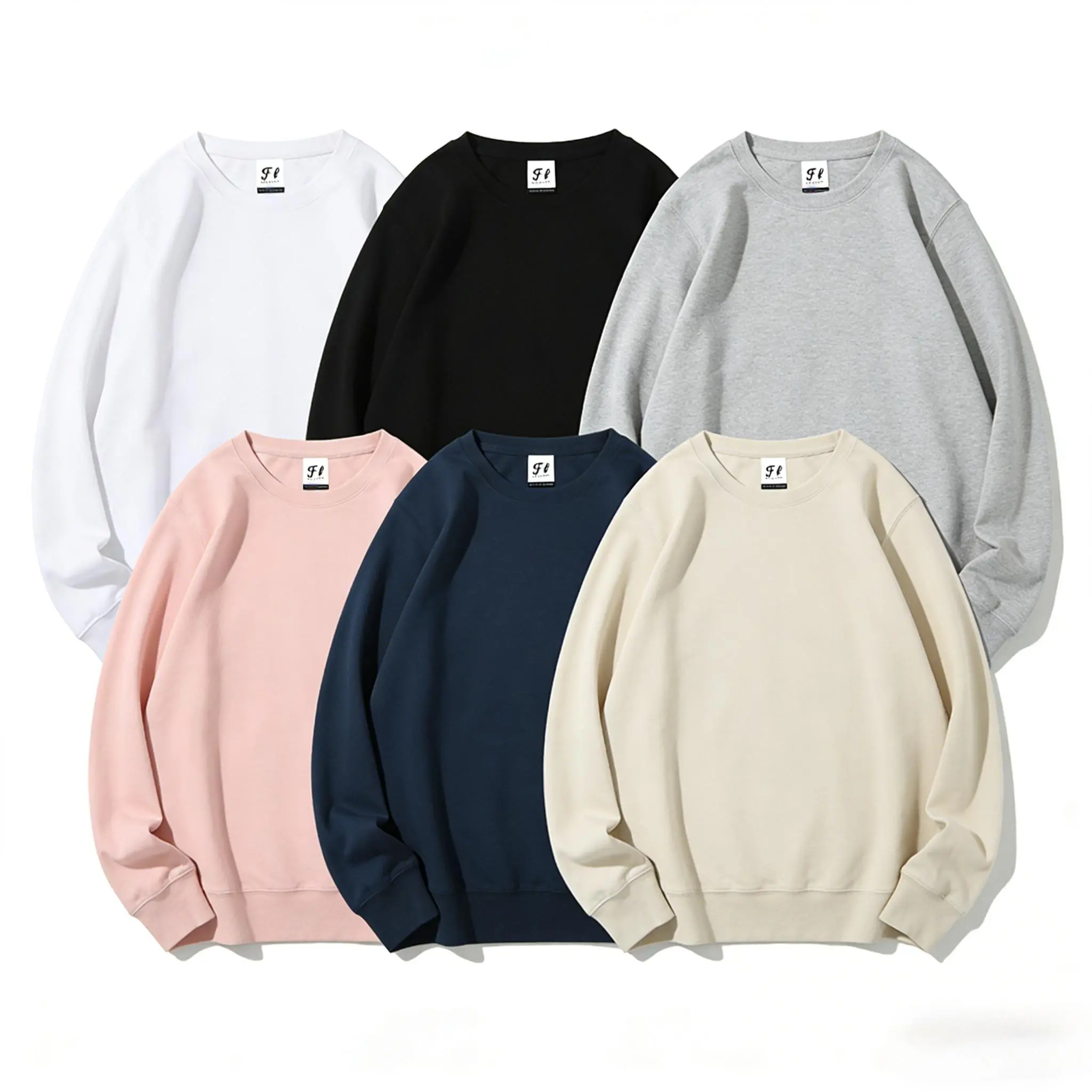 Blank Plain Crewneck Sweatshirt, Comfort Oversized Cute Fashion Outfit, Solid Color Basic Fleece Sweatshirt, Perfect Holiday Best Gift For Him Her, Great Present For Family Friends