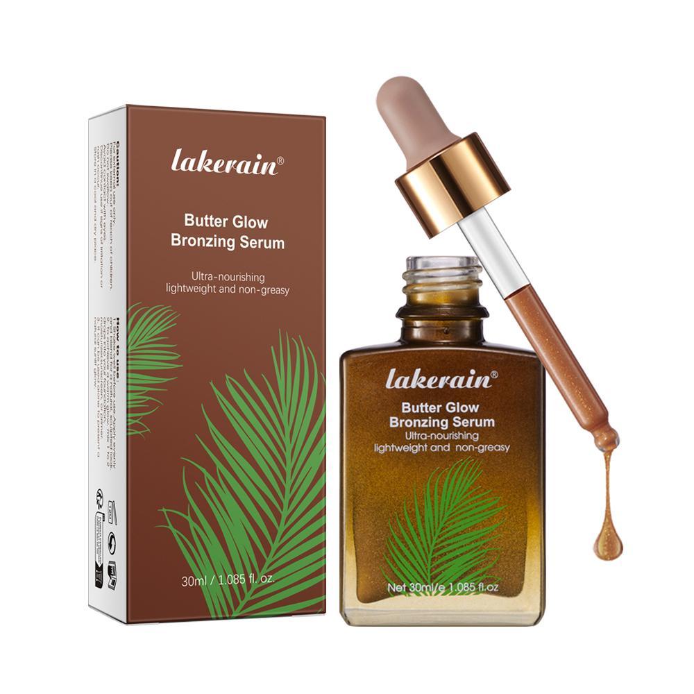 Butter Glow Bronzing Serum, Face Tanning Serum, 1 Box Gentle, Hydrating Nourishing Skincare Bronzing Drops for Radiant, Natural Sunkissed Complexion, Moisturizing Skin Care Product for Women, Moisturize, Bronze, Hydrate, Moisturizer, Moisturizing Formula