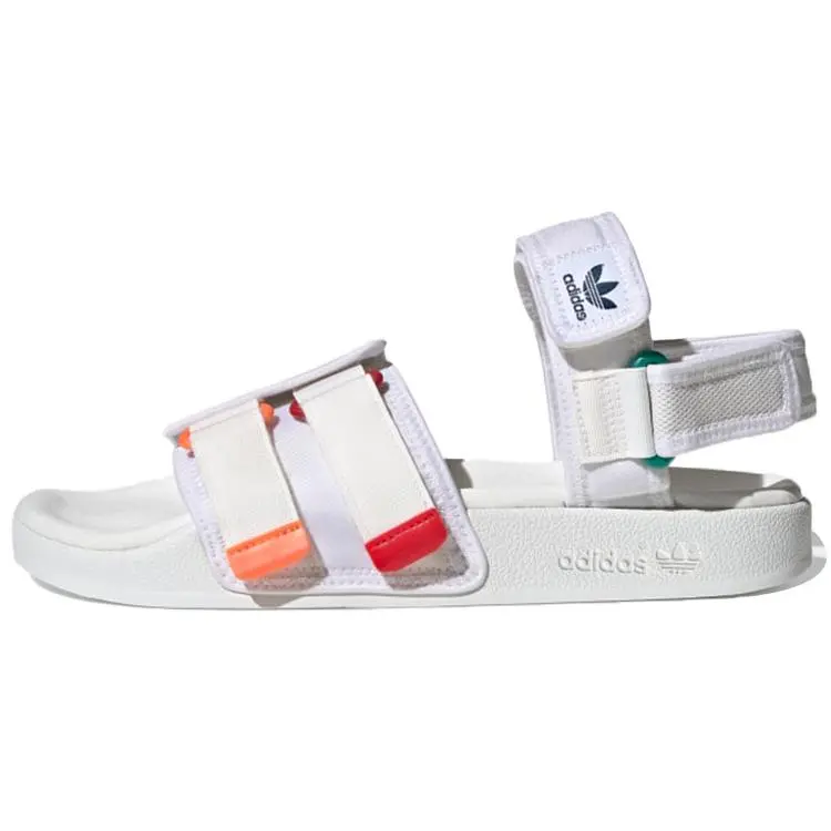 adidas Adilette Sandal 4.0 'White Scarlet True Orange' GZ8828