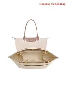 25 Fall & Winter Purse Organizer Insert for Longchamp Le Pliage, Felt Longchamp Bag, Handbag for Women, Tote Organizer Insert with Compartments, Handbag Organizer Fit for Longchamp, Handbag Divider Organizer, Purse Storage Organizer