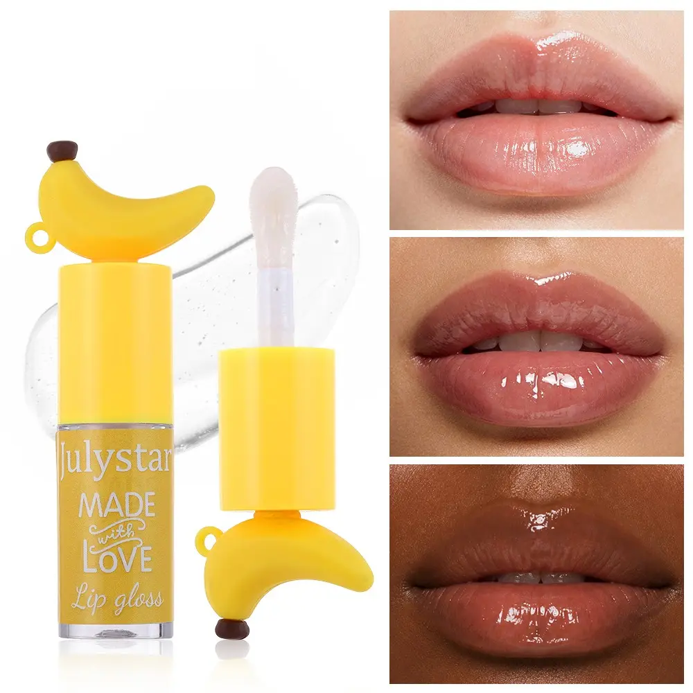 Transparent High Gloss Lip Gloss, Long-Lasting Moisturizing, Clear Lip Color, Plump Lips, Nourishing, Non-Sticky, Hydrating Formula