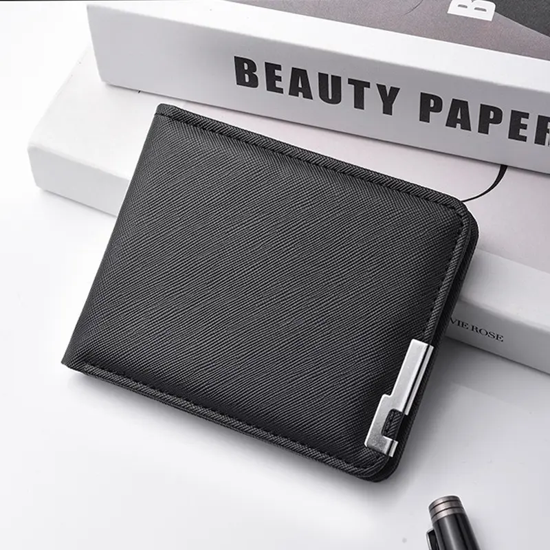 Simple Wallet Gift, Coin ID Cash Credit Card Holder, Car Driver's License Package, Universal Accessories for Bmw Toyota Tesla Vw Ford