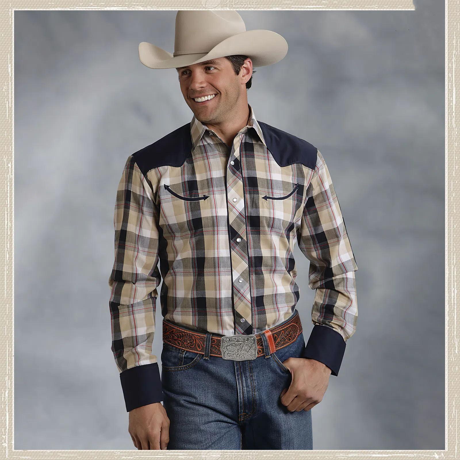 XZQTIVE Men's Western-Style Belt: Crafted from Embossed & Engraved Leather, featuring a sturdy buckle.  Perfect for jeans & pants, showcasing a rugged cowboy or rodeo vibe.  Adding a touch of masculinity to your everyday or special occasion outfits.