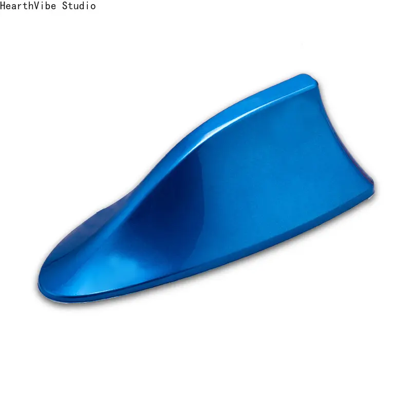 Universal Car Shark Fin Antenna Base, Waterproof Auto Roof FM AM Radio Signal Receiver Cover, Aerodynamic Vehicle Decoration Styling Decal for SUV Truck, Premium Exterior Replacement Accessories