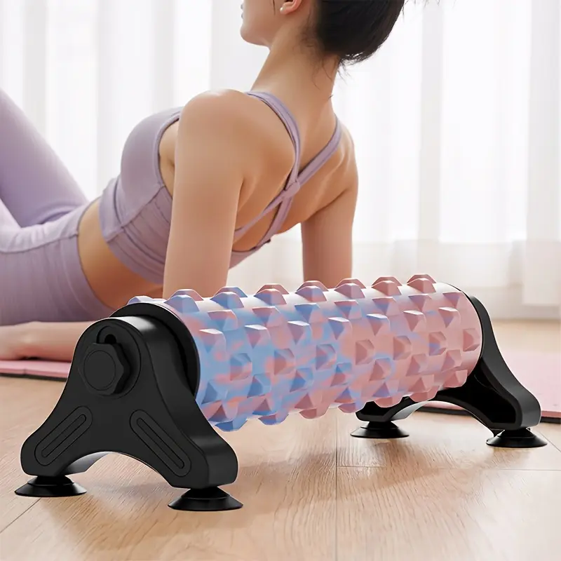 Adjustable Foam Massage Roller, Adjustable Rolling, Muscle Relaxer for Back, Legs, Calves, Yoga, Pilates Recovery, Portable Home Fitness Device