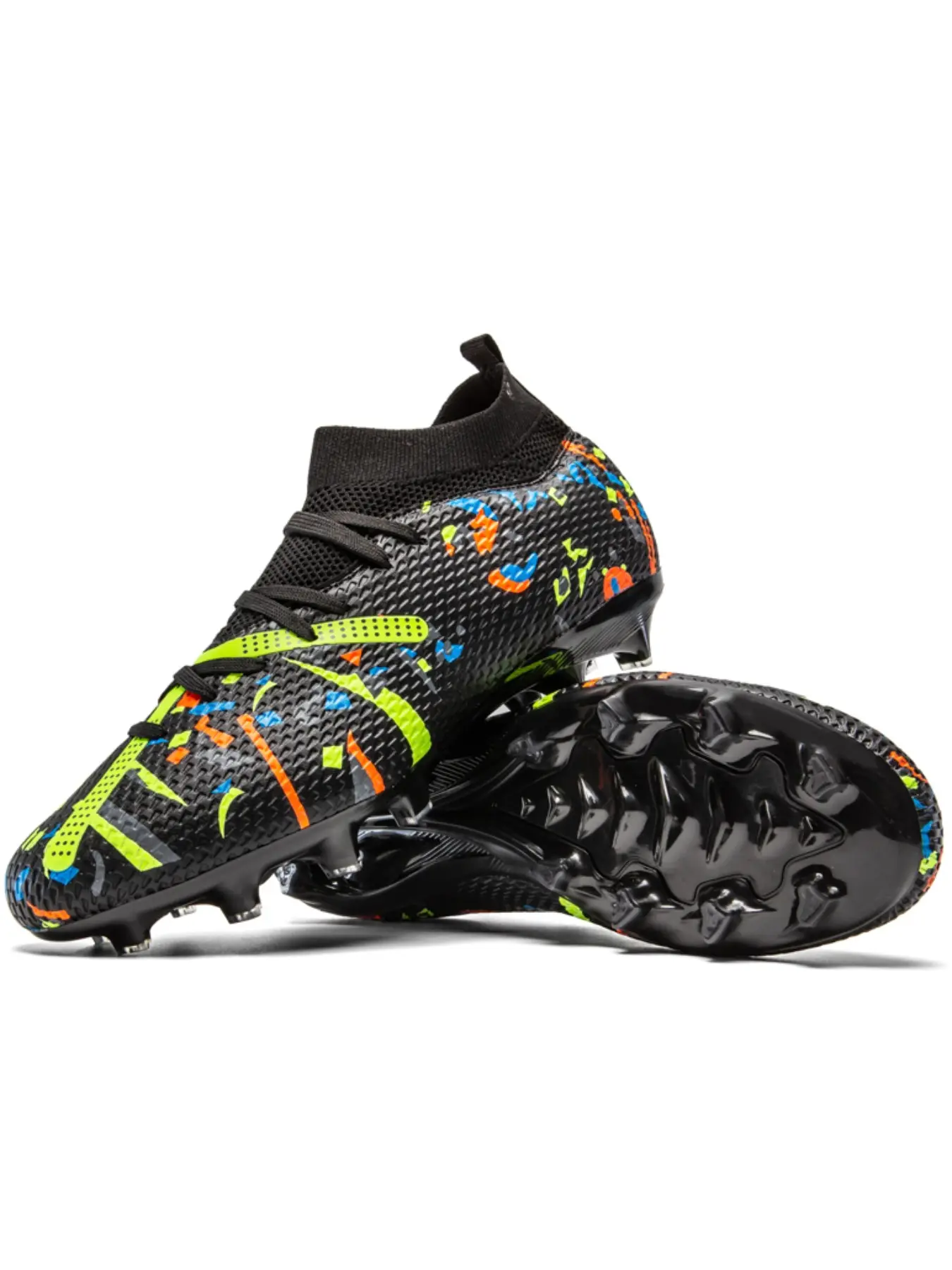 2026 New Long Stud Training Soccer Shoes, Comfortable Unisex Design, Suitable for Outdoor Land/short Grass Sports, Adult & Teen Soccer Shoes