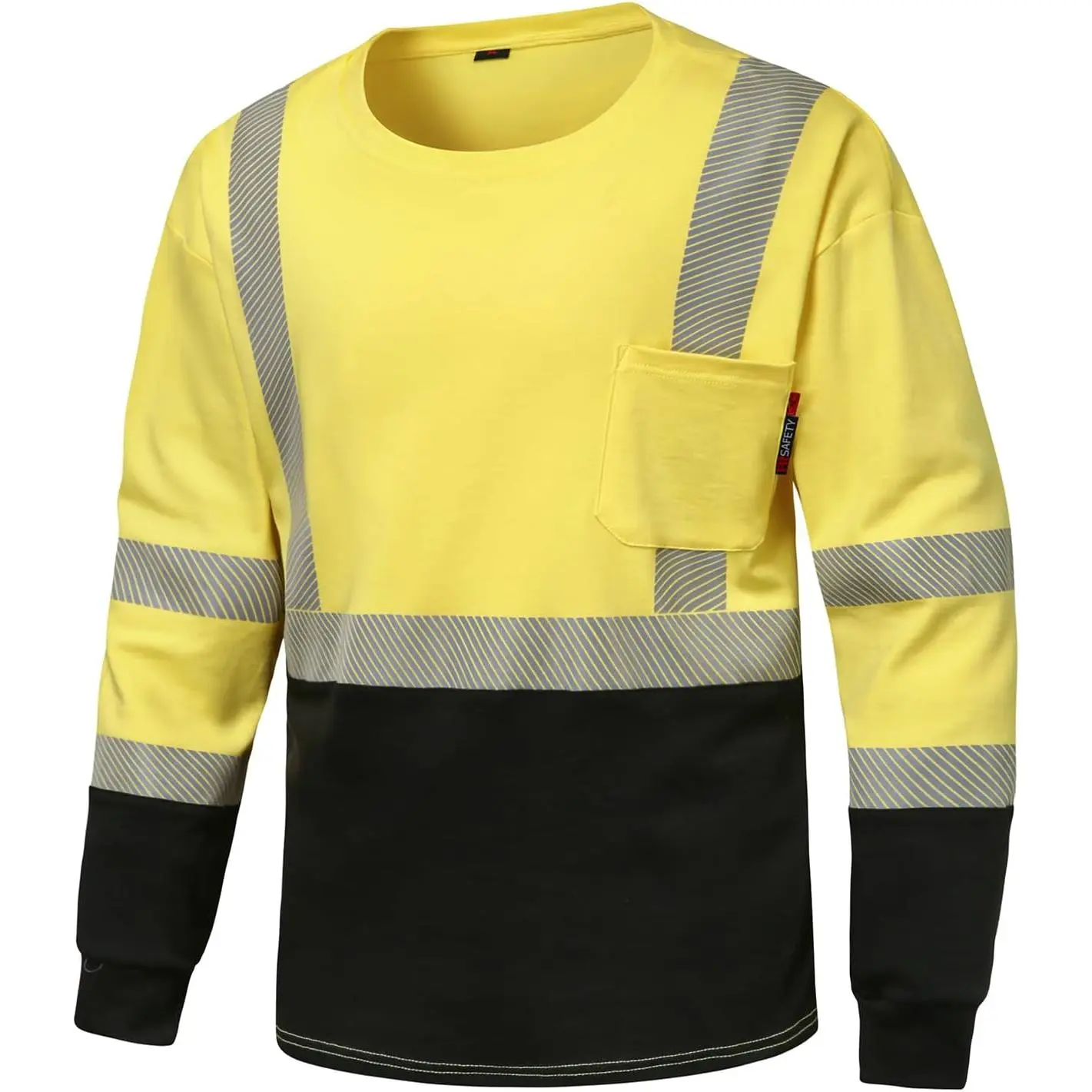 6 oz Hi Vis Fire Resistant Flame Resistant Shirts for Men Cotton CAT2 Long-Sleeved Welding Shirts