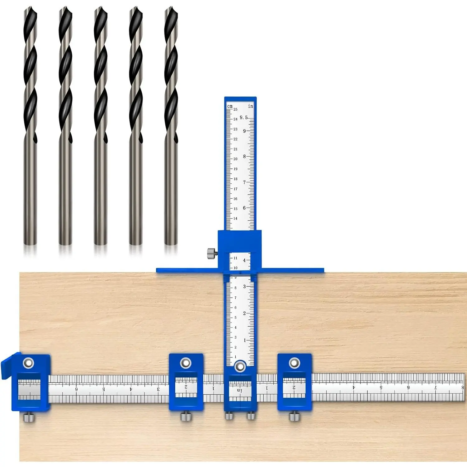 Cabinet Hardware Jig, Cabinet Handle Jig, Cabinet Hardware Template Tool, Punch Locator Drill Guide  Handle Knob Pull Installation of Door and Drawer woodworking tools
