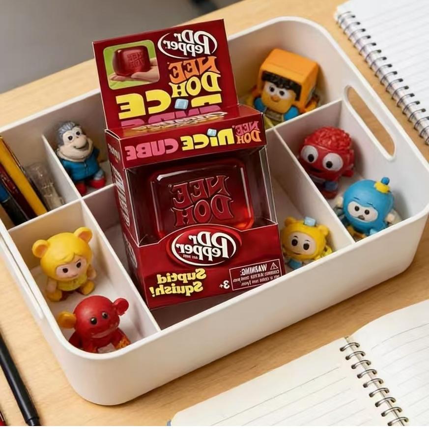 Portable Ice Cube Stress Relief Toy – Soothing Sensory Squeeze Fidget, Calms Anxiety & Improves Focus for ADHD & Autism, Ideal Desk & Travel Gift