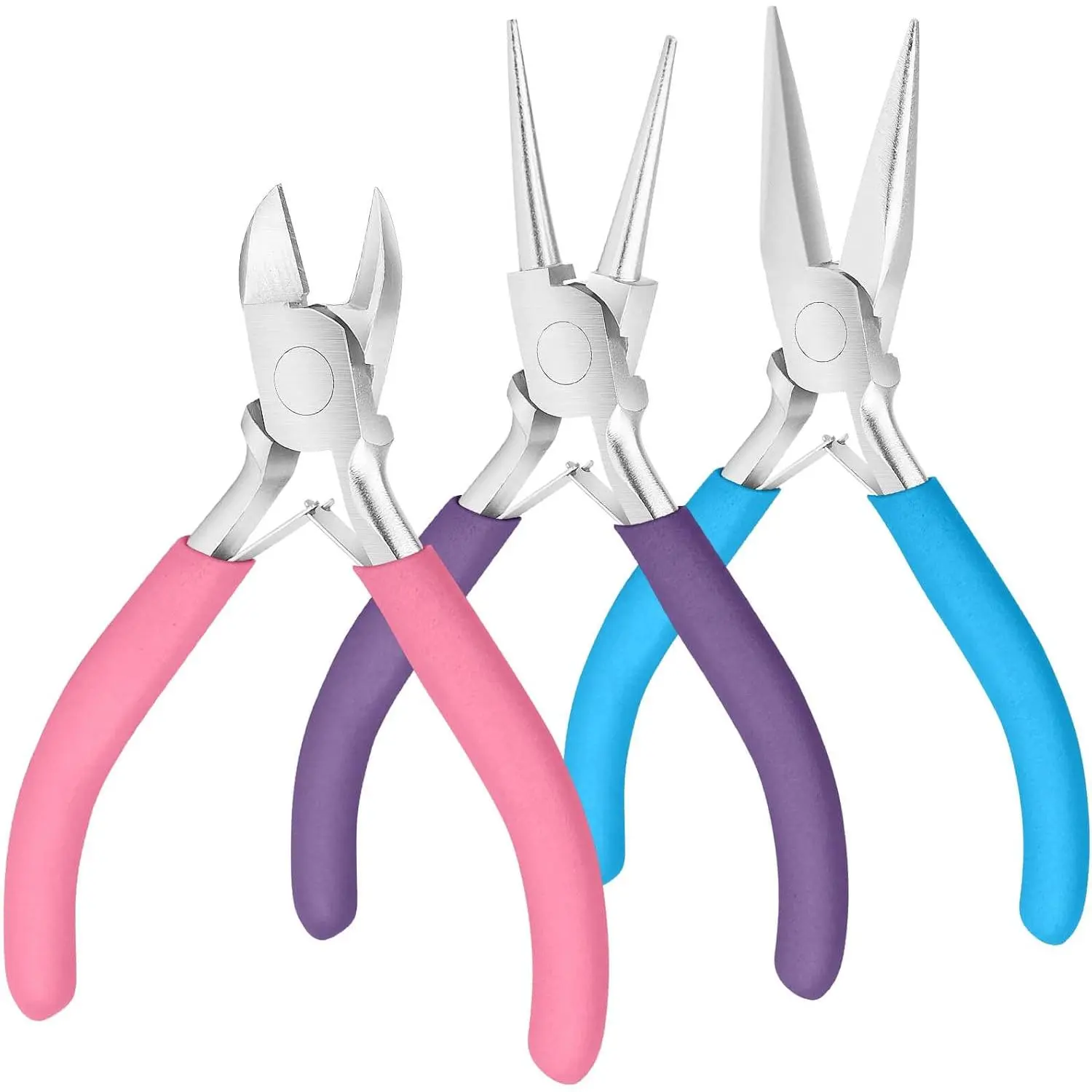 Pliers for Jewelry Making,Jewelry Pliers Set Includes Needle Nose Pliers, Round Nose Plier and Wire Cutters, Jewelry Making Tools for Jewelry Repair, Wire Wrapping, Beading and Crafts