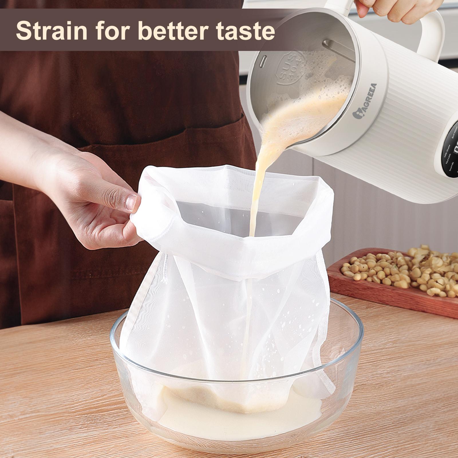 IAGREEA Automatic Nuts Milk Maker, Nut Milk Machine, Plug and Play 1000ML Milk Maker, Multifunctional Juicer for Coffee, Grain and Juice, Household Kitchen Appliances, Gift #GLOBAL PICKS