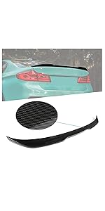 Rear Trunk Spoiler Wing Lip Compatible with 2017-2023 BMW G30 5 Series 4 Door Sedan F90 M5 Tail Wing Rear Trunk Lid Plastic - Glossy Black Car Accessories Vehicle Crash Guard
