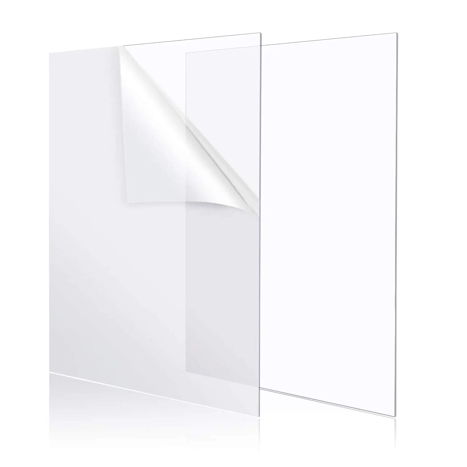 8" x 12" Clear  Sheet Plexiglass Plastic Sheet for Crafts