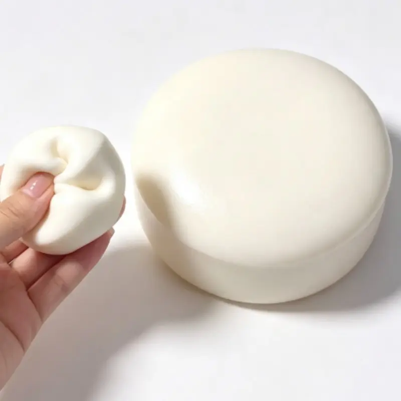 New Arrival Sticky Yogurt Cake Slow Rebound Stress Relief Toy, Rice Cake Slow Rebound Fun Toy, Non-Edible Compression Playset, Slow Rebound Squishies