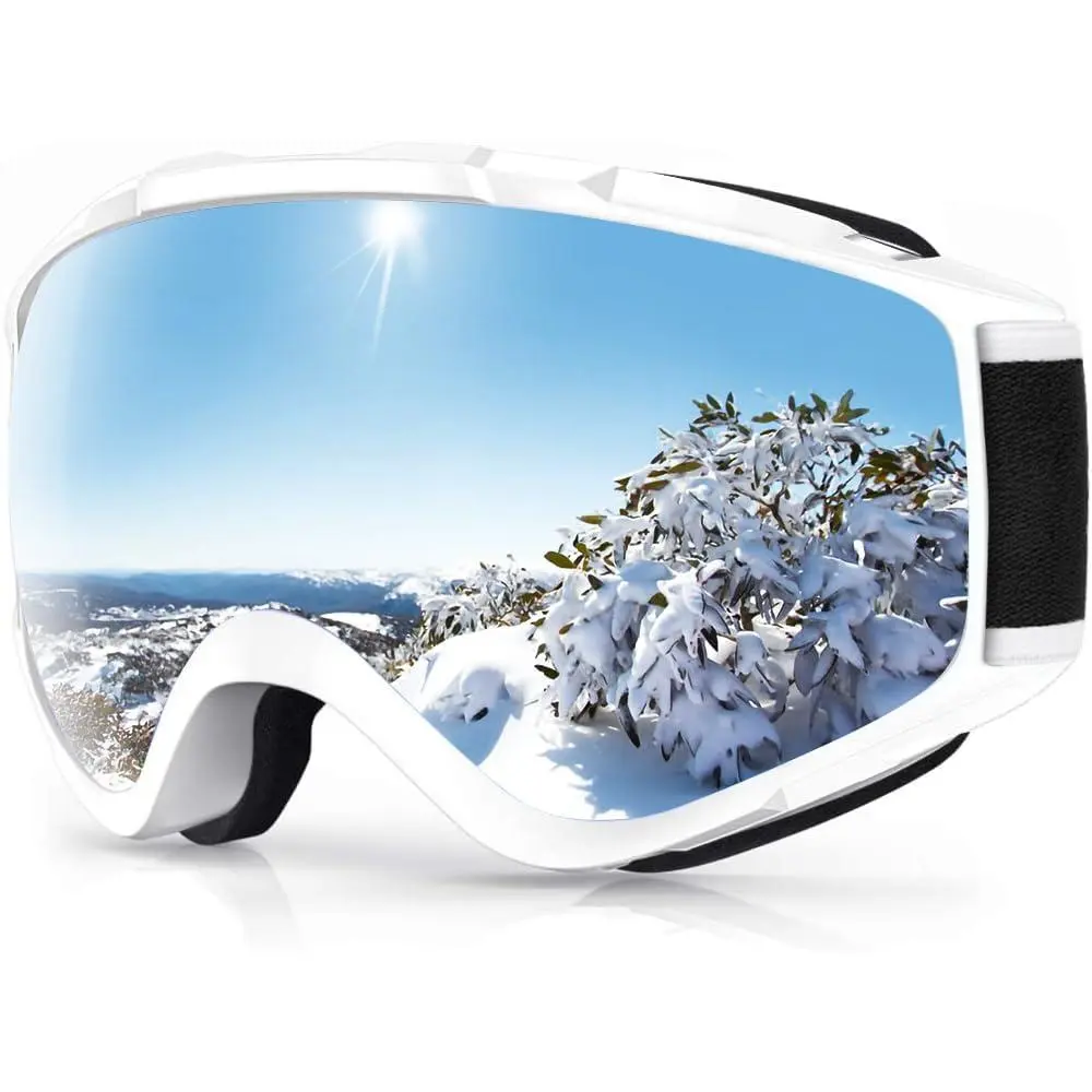 Ski Goggles OTG - Over Glasses Snow/Snowboard Goggles for Men, Women & Youth -  UV Protection