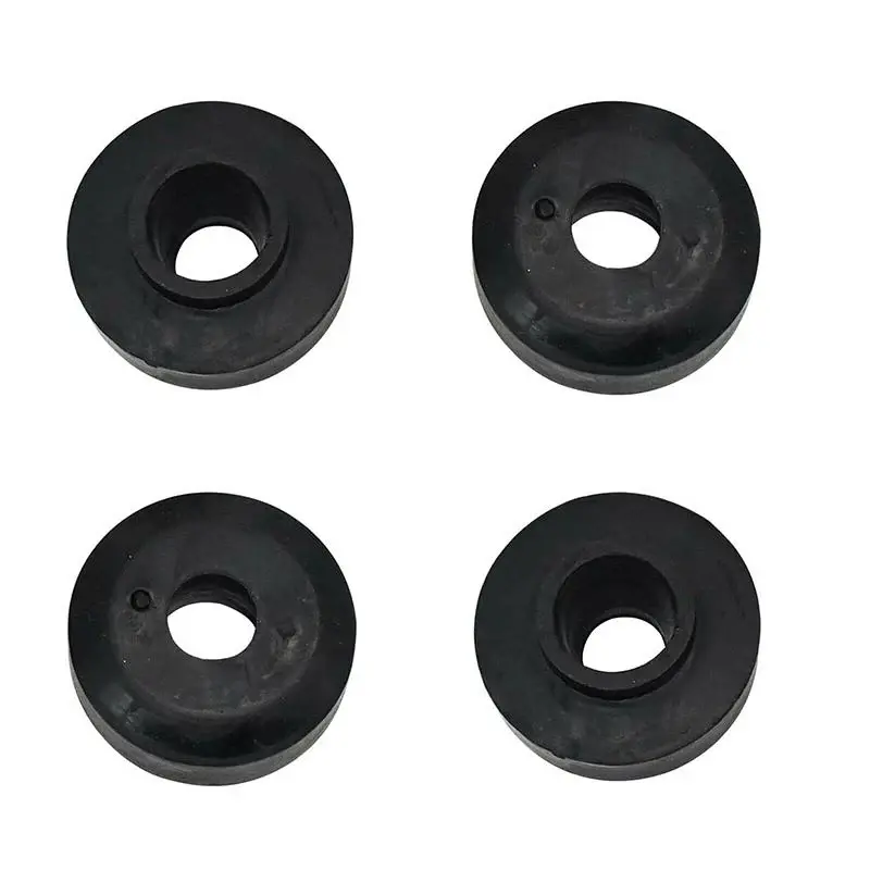 FridayParts 4-Piece Rubber Engine Mounts - Vibration Dampening, Part Number 6661785 for Bobcat 753, 863, 873, 963, S130, S150, S160, S175, S185, S205, T140, T180, T190, Rubber Mounts