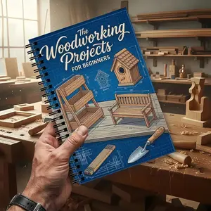 Woodworking project planning for beginners, providing step-by-step DIY blueprints, drawings and templates with dimensions to help you create practical and beautiful wooden works, woodworking project drawings