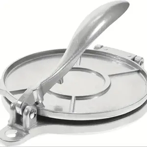 6.5 Inch Large Diameter Tortilla Press, Heavy-Duty Tortilla Press- Durable Aluminum Construction, For Homemade Tortillas, Taco, Pancakes, Crepes, And Flapjacks, Easy To Clean, Space-Saving Kitchen Essential For Home Cooks Stainless Steel snack box