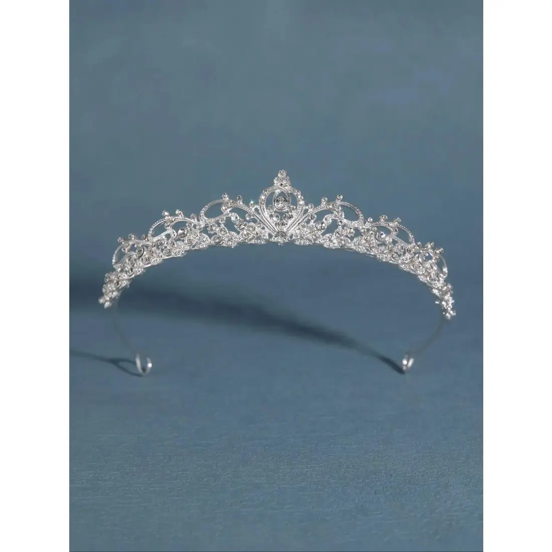 Rhinestone Crown Tiara for Women, Elegant Bridal Hair Accessory, Sparkling Wedding Headpiece for Bride, Versatile Formal Hair Jewelry for Wedding, Bridal Party, Prom, Pageant & Special Occasions