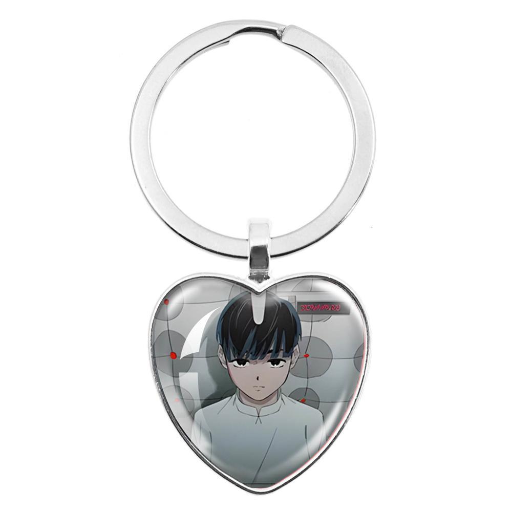 ALIEN STAGE Mizi Sua Till Ivan Hyuna Luka Glass Pendant Keychain Jewelry Accessories Souvenir Key Ring Fans Gift Necklace