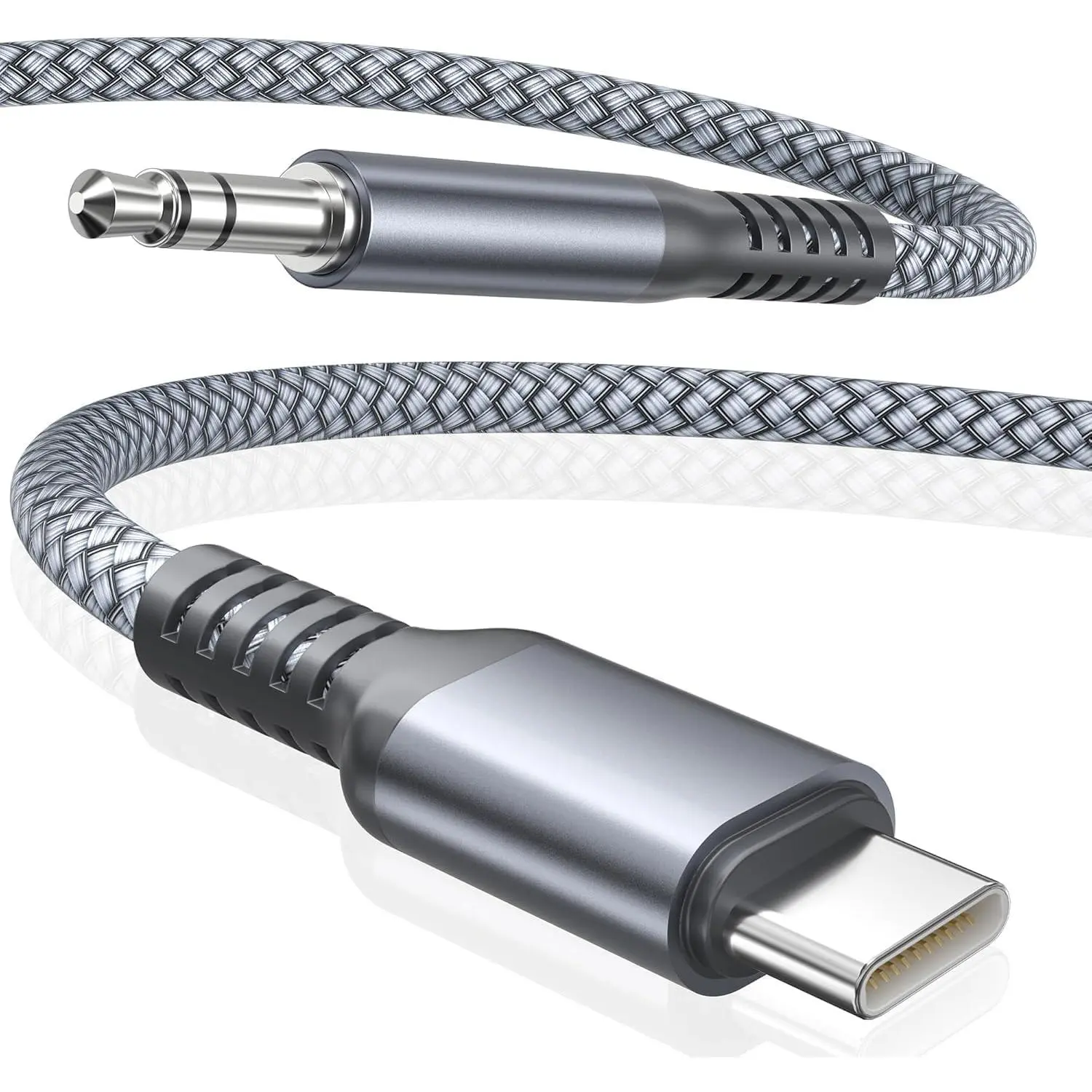 iPhone 17 17e 16 Aux Cord 4FT,USB C Aux Cable,Type C to 3.5MM Jack Audio Adapter Auxiliary Cord Car,New Apple 15 Pro Max Plus,iPad mini Air,Samsung Galaxy S26 S25 FE Ultra Z Fold Flip 7 6