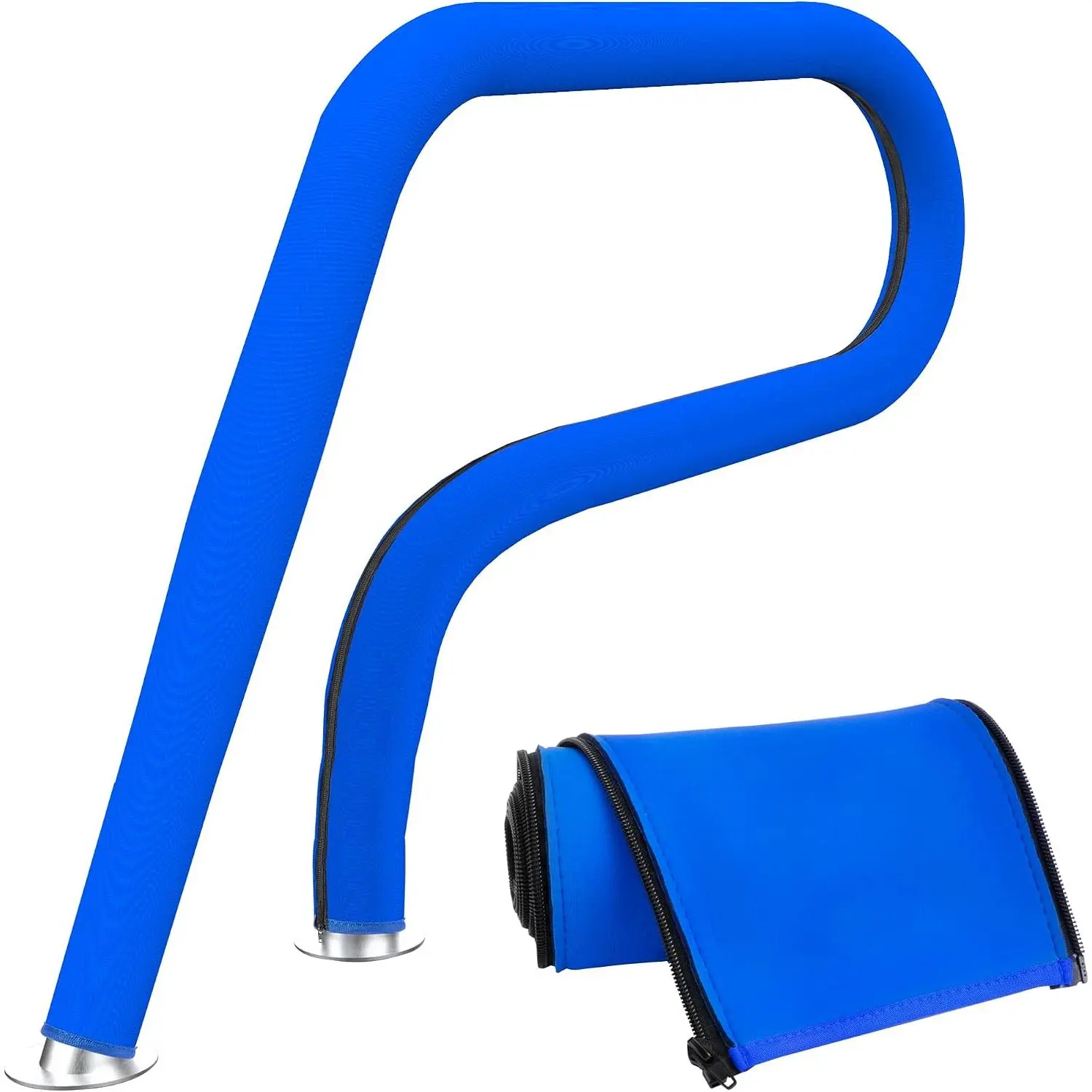 4  Pool Railing Covers, Zippered Swimming Pool Handrail Covers