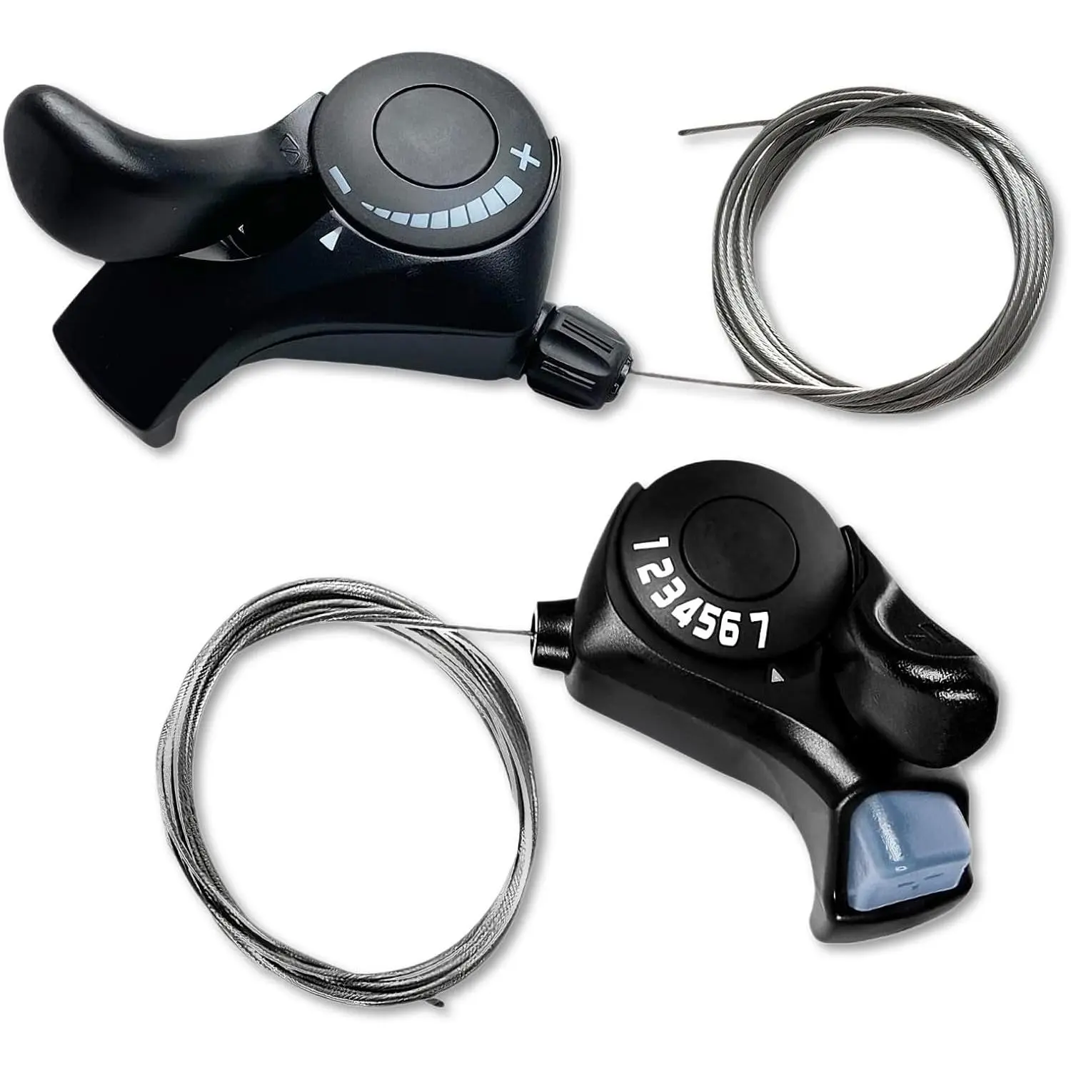 7 Speed Shifter,3X7 Thumb Gear Shifters  Pair TX-30 Lever and Set,Shift Lever,Transmission  Gear Shifter   Accessories Outdoor Mountain  for Road City Mountain