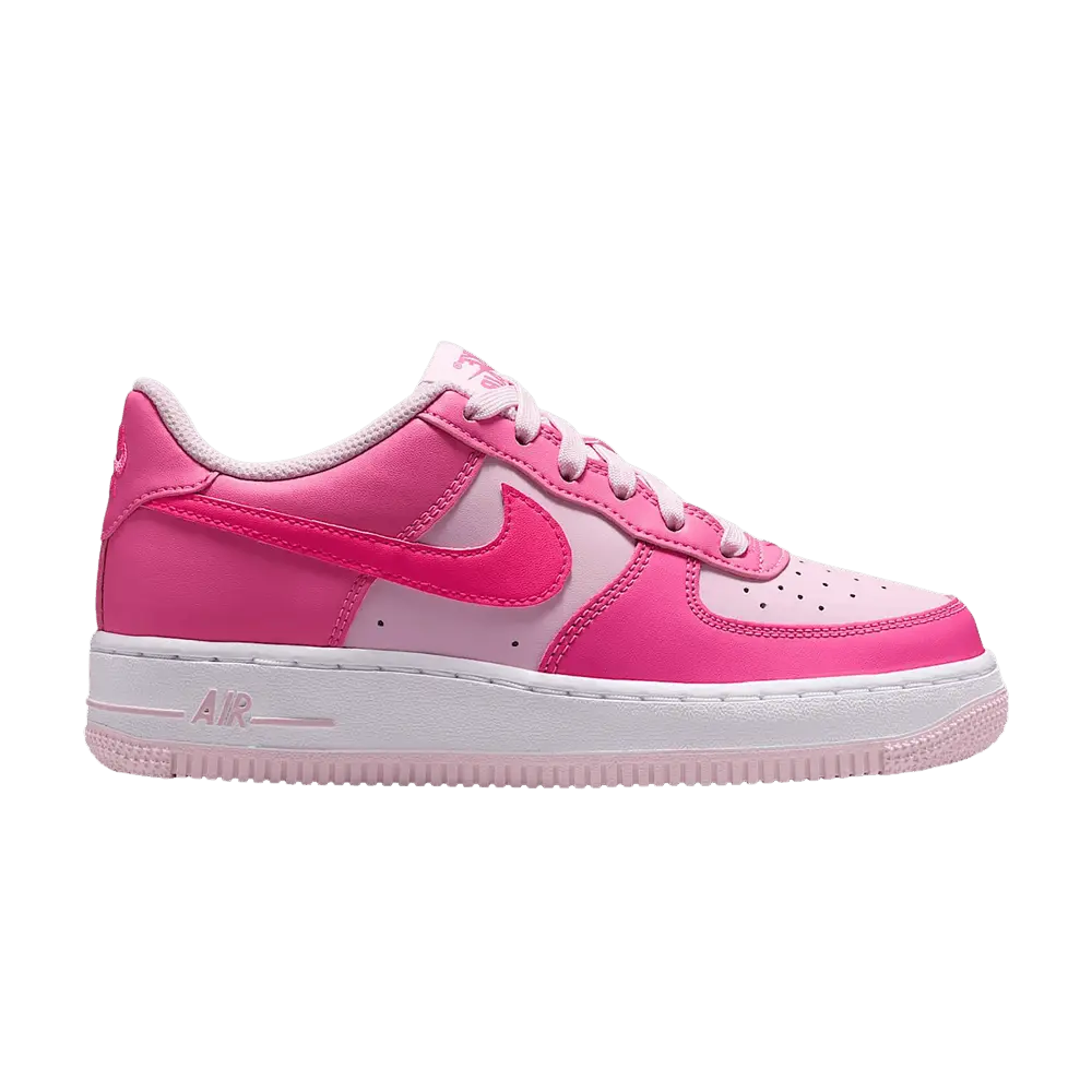 Nike Air Force 1 Grade School 'Pinksicle/Pink Foam/White/Hyper Pink' (Unisex) Pinksicle/Pink Foam/White/Hyper Pink childrens skate shoes IO7454 684, Skateboarding, Ankle Height