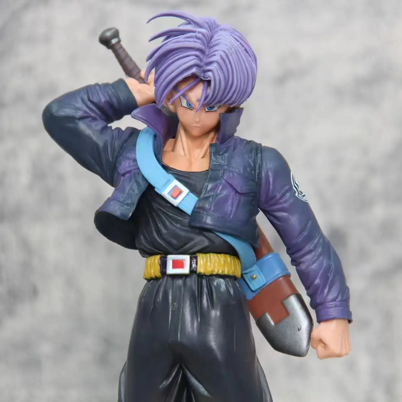 7.87 Inch Trunks Anime Figure, Dragon Ball Z Future Trunks Collectible Statue, Sword Warrior Character Doll, Desktop Display Gift, PC Case Ornament