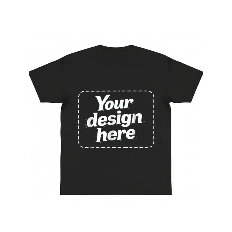 Custom Personalized Graphic Tee for Men Women Black Cotton T-shirt Summer Casual DIY Gift Top Womenswear Crewneck