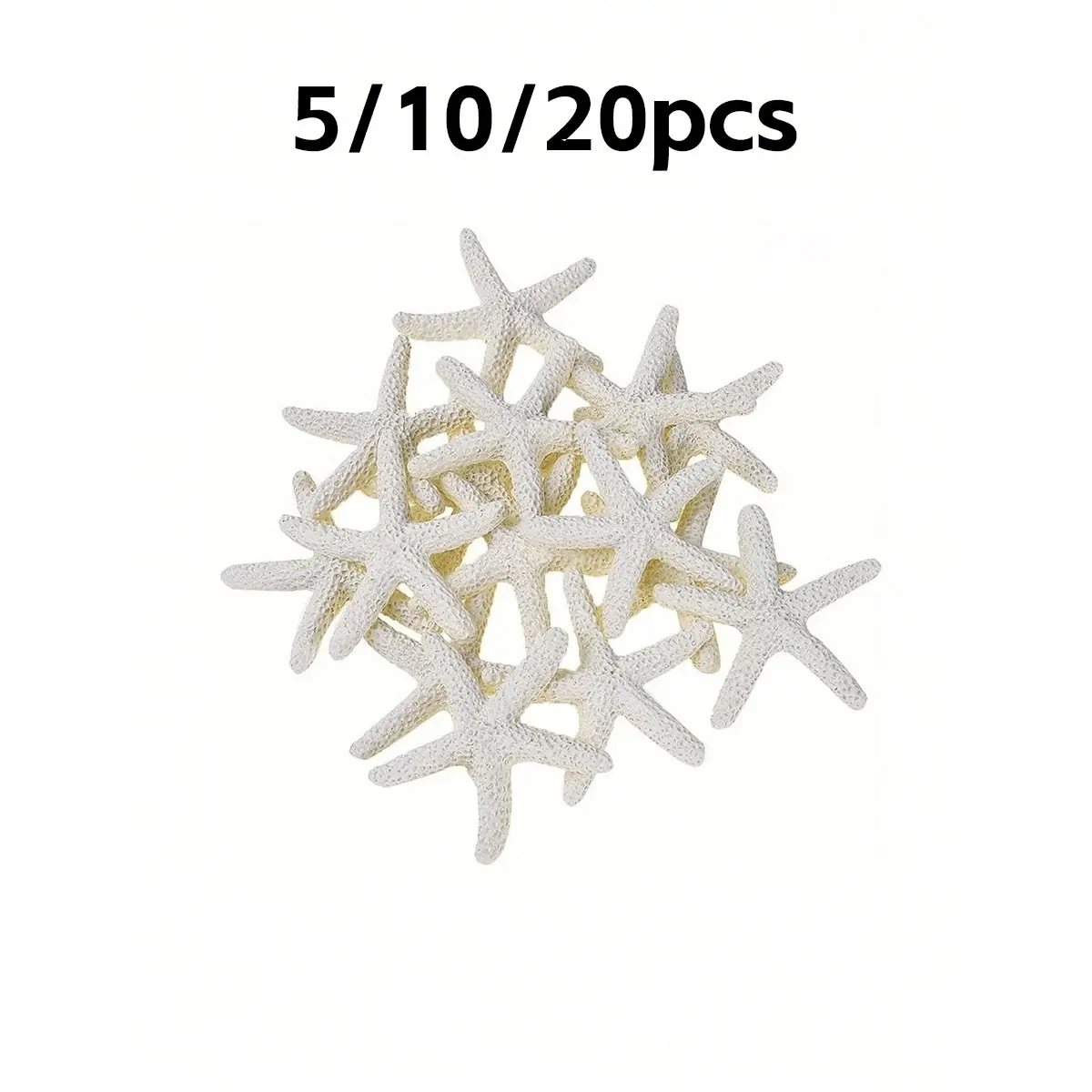 Resin Starfish Decorations, Cute Mini Starfish, Perfect for Wedding, Holiday Decor, Home Decoration, DIY Crafts, 5/10/20 Pieces