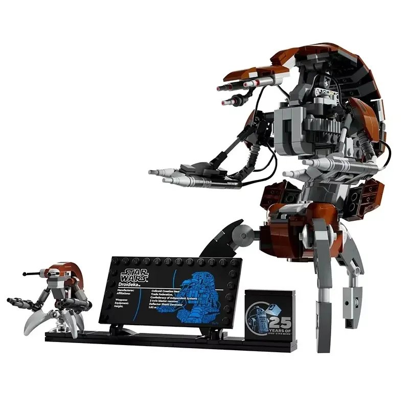 583PCS Creative Space Battle Buildable Droideka Building Blocks Robot Fighting DIY Assemble Bricks Children Kid Gifts