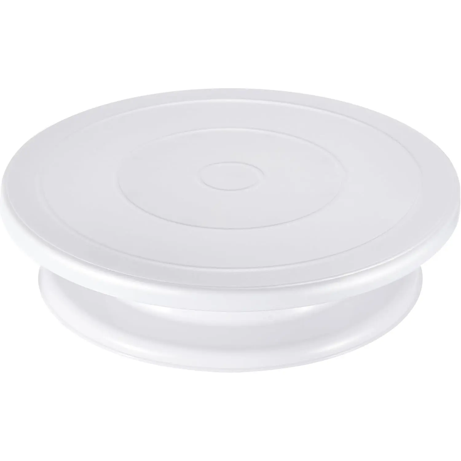 11inch Smooth Lightweight Rotating Turntable Stand - Christmas Decoration, Cake Display & Baking Tool, White Gift for Home & Festive Party Supplies, 11 In